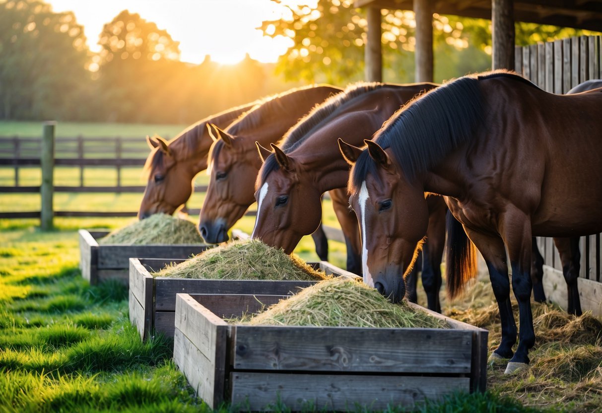 Feeding horses in sync with the circadian rhythm